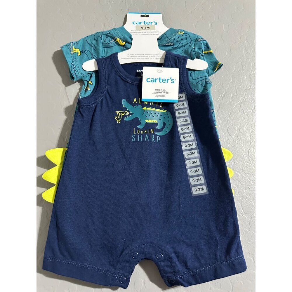 Carter's Baby Always Lookin' Sharp 2 Piece Set Size 0/3M NWT